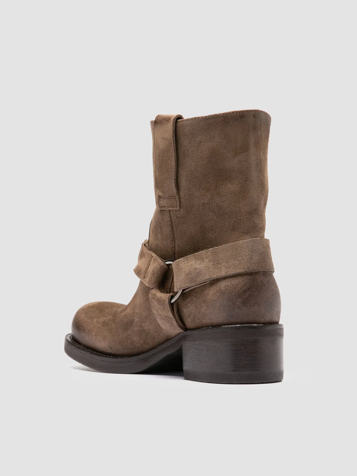 Park Picnic Edge Step DANA 003 - Taupe Suede Pull-On Boots