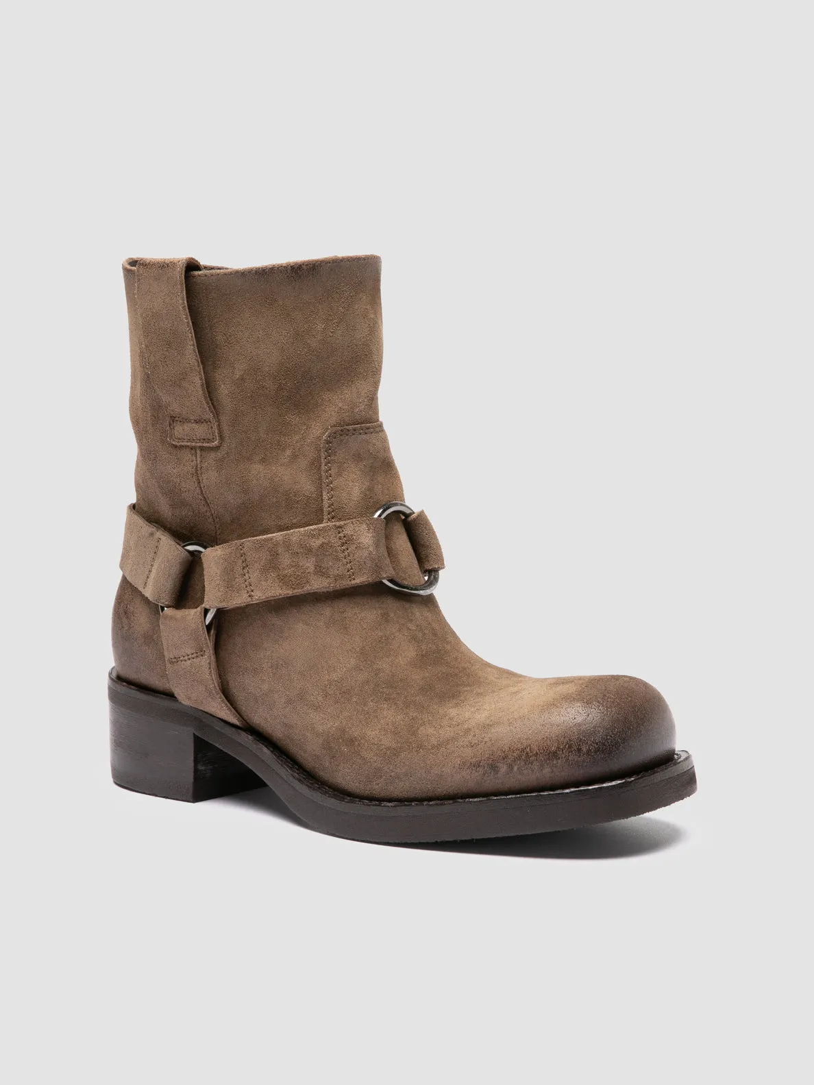 DANA 003 - Taupe Suede Pull-On Boots Street Move