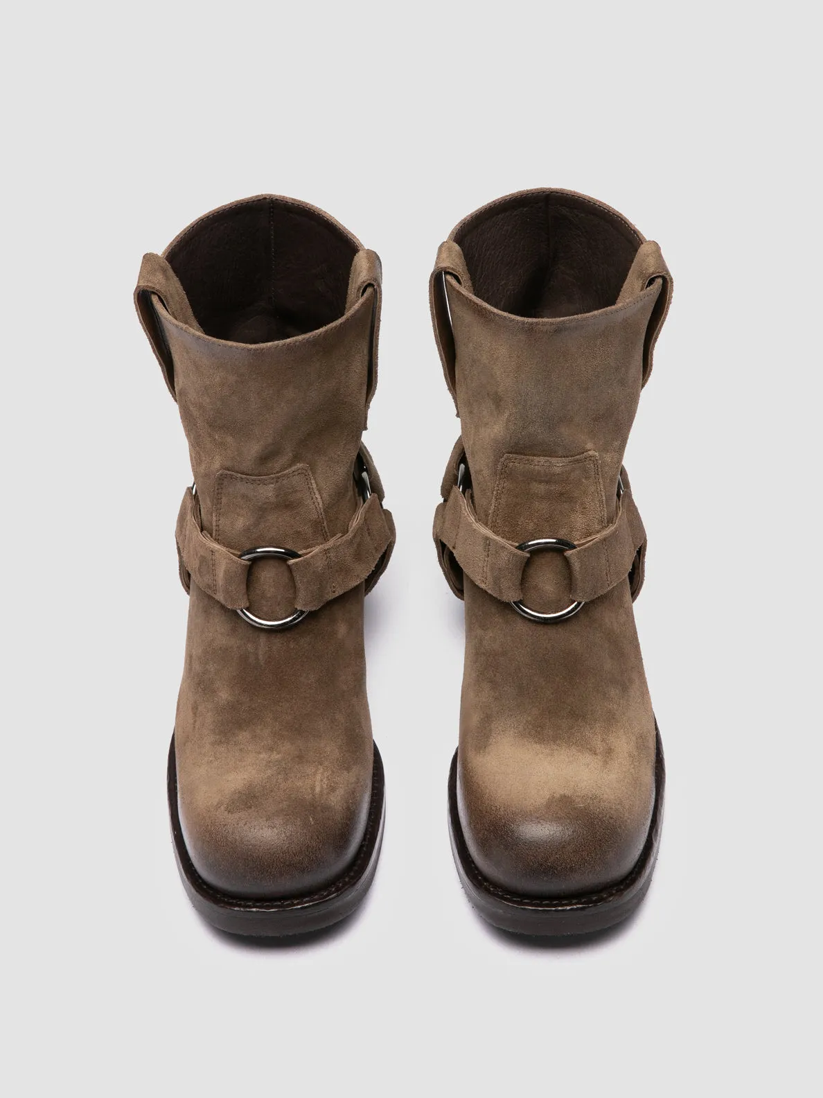 DANA 003 - Taupe Suede Pull-On Boots Speed Walk