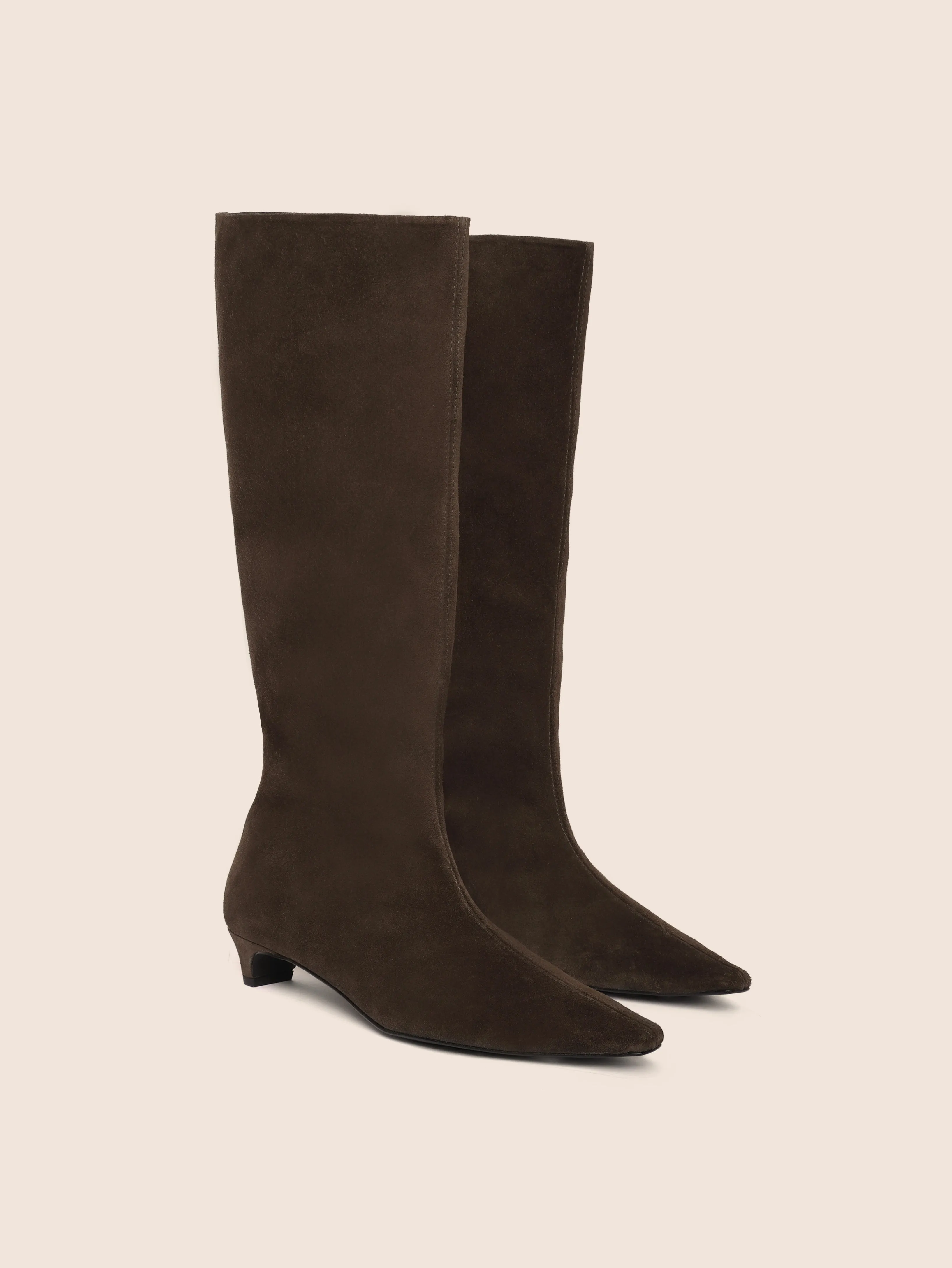 Cushion Collar Novelda Brown Suede Boot