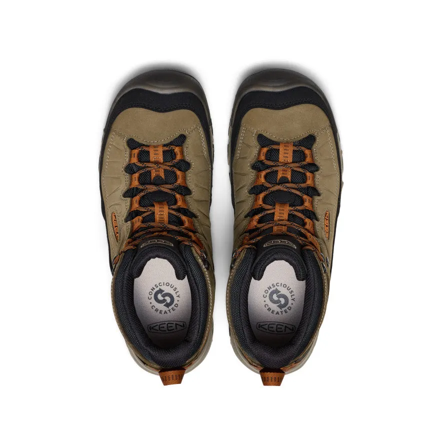 Ventilated Smart Look Men's Targhee IV Waterproof Hiking Boot  |  Sea Turtle/Roasted Pecan