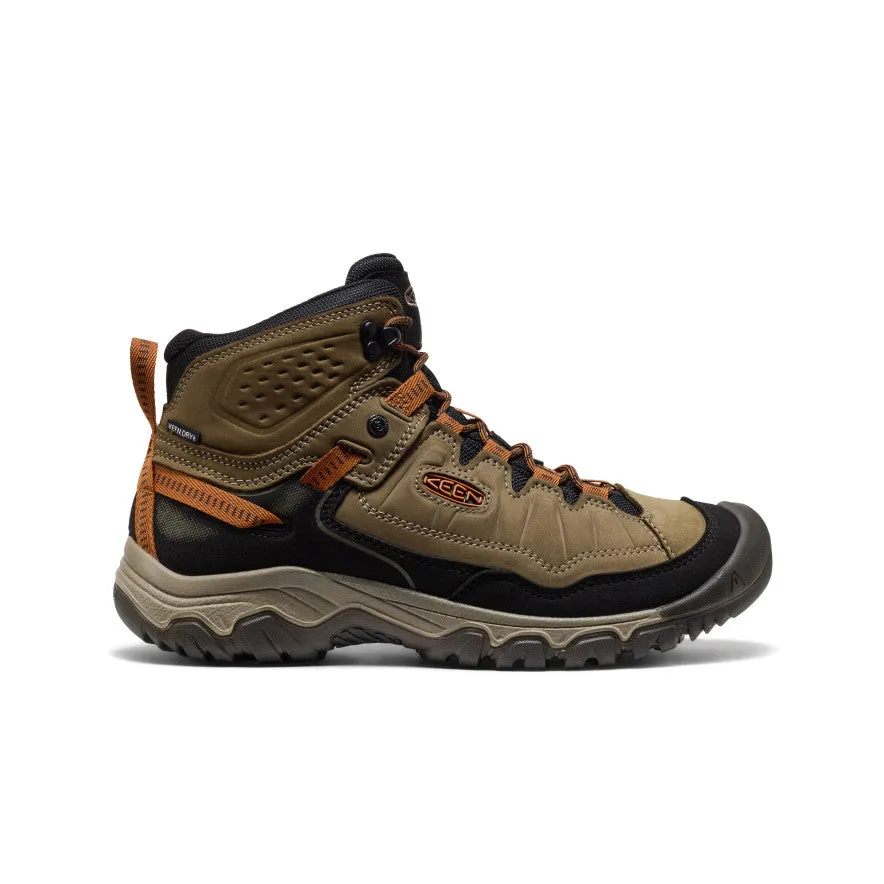Support Line Trail Protection System Men's Targhee IV Waterproof Hiking Boot  |  Sea Turtle/Roasted Pecan