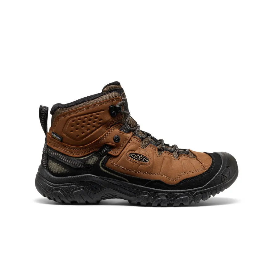 Thermal Lining Good Grip Men's Targhee IV Waterproof Hiking Boot  |  Bison/Black