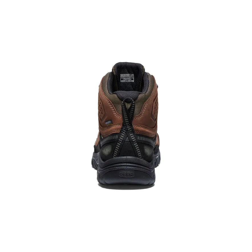 Men's Targhee IV Waterproof Hiking Boot  |  Bison/Black Trail Support Canvas Material