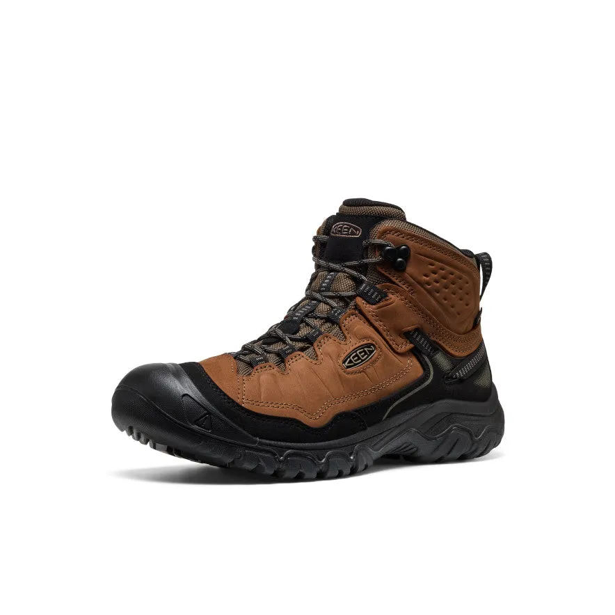 Men's Targhee IV Waterproof Hiking Boot  |  Bison/Black Crisp Look Comfortable