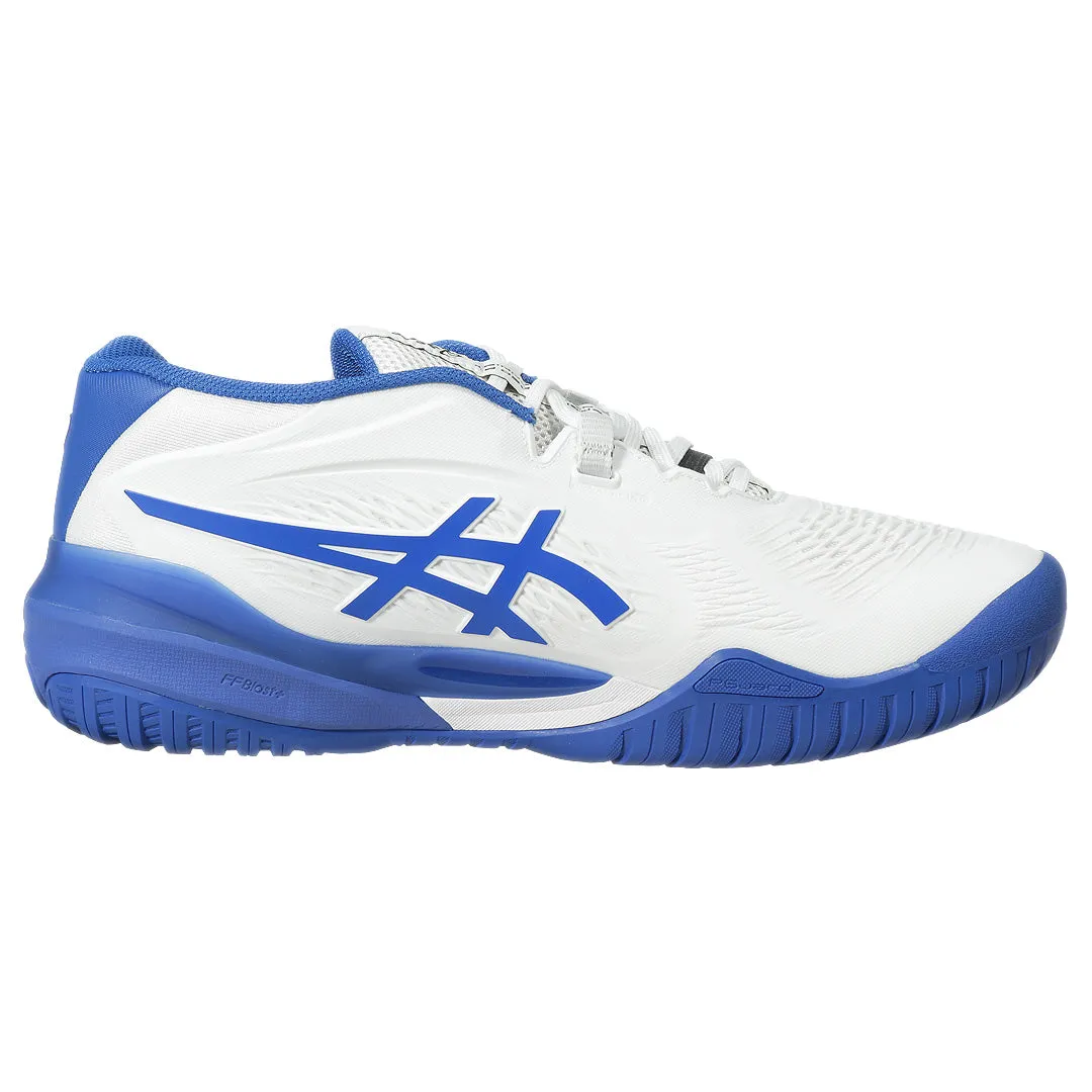 Vibrant sole Asics Men's Gel-Resolution X - White/Dark Cobalt