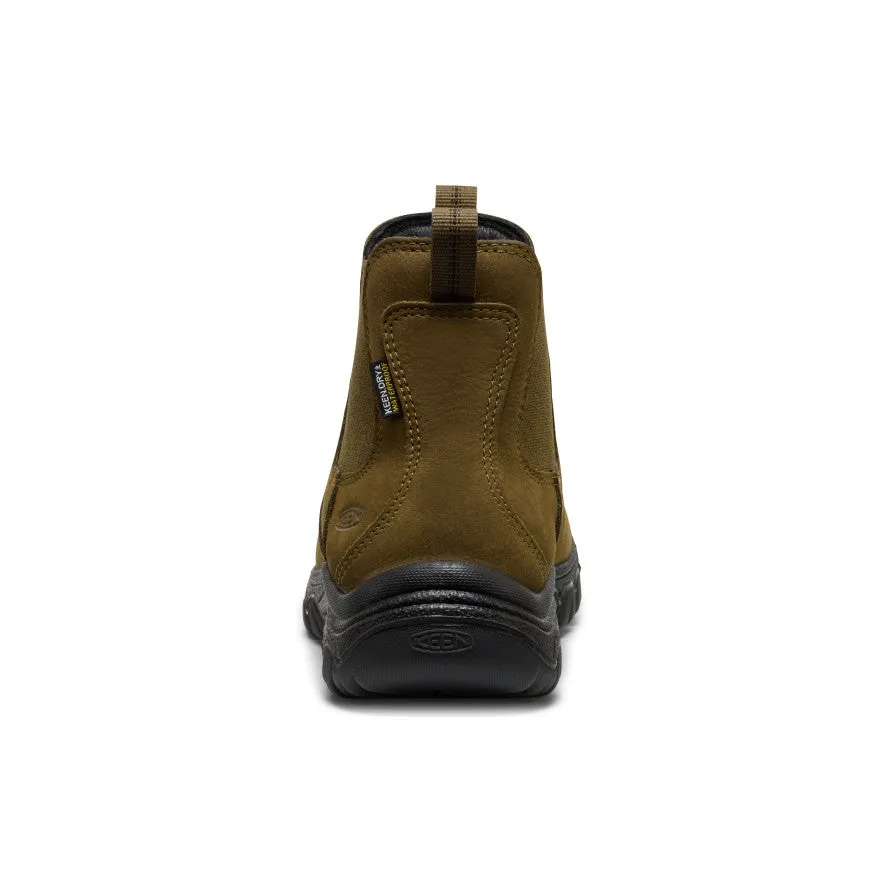 Warm Insulation Thermal Protection Women's Greta II Waterproof Chelsea  |  Dark Olive/Black