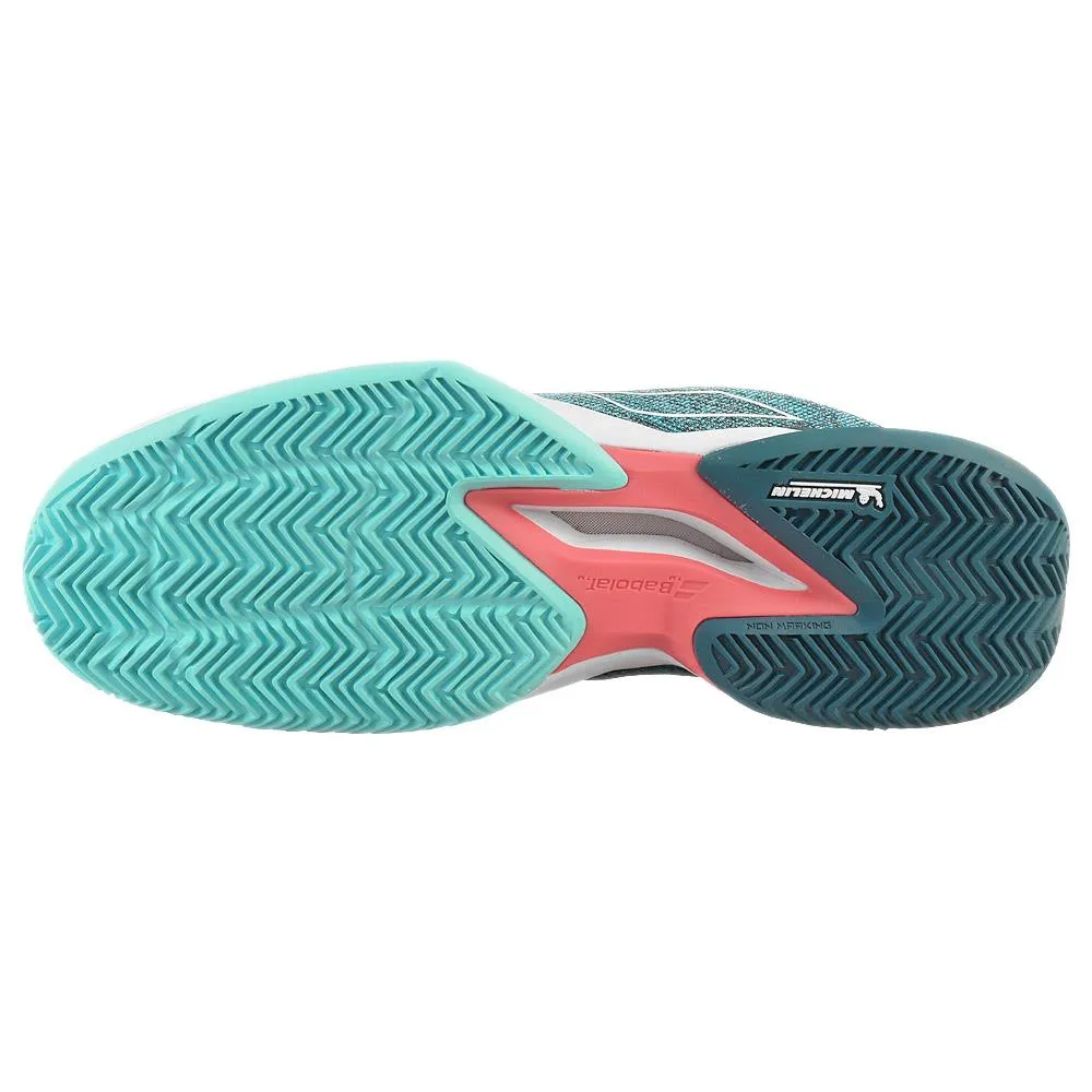 Babolat Men's Jet Mach III - Clay - Angel Blue Outsole Traction