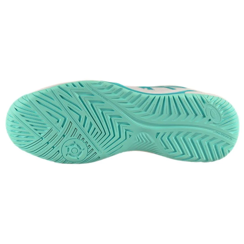 All-day breathability City Step Asics Women's Gel-Dedicate 8 - Pickleball - White/Energy Aqua