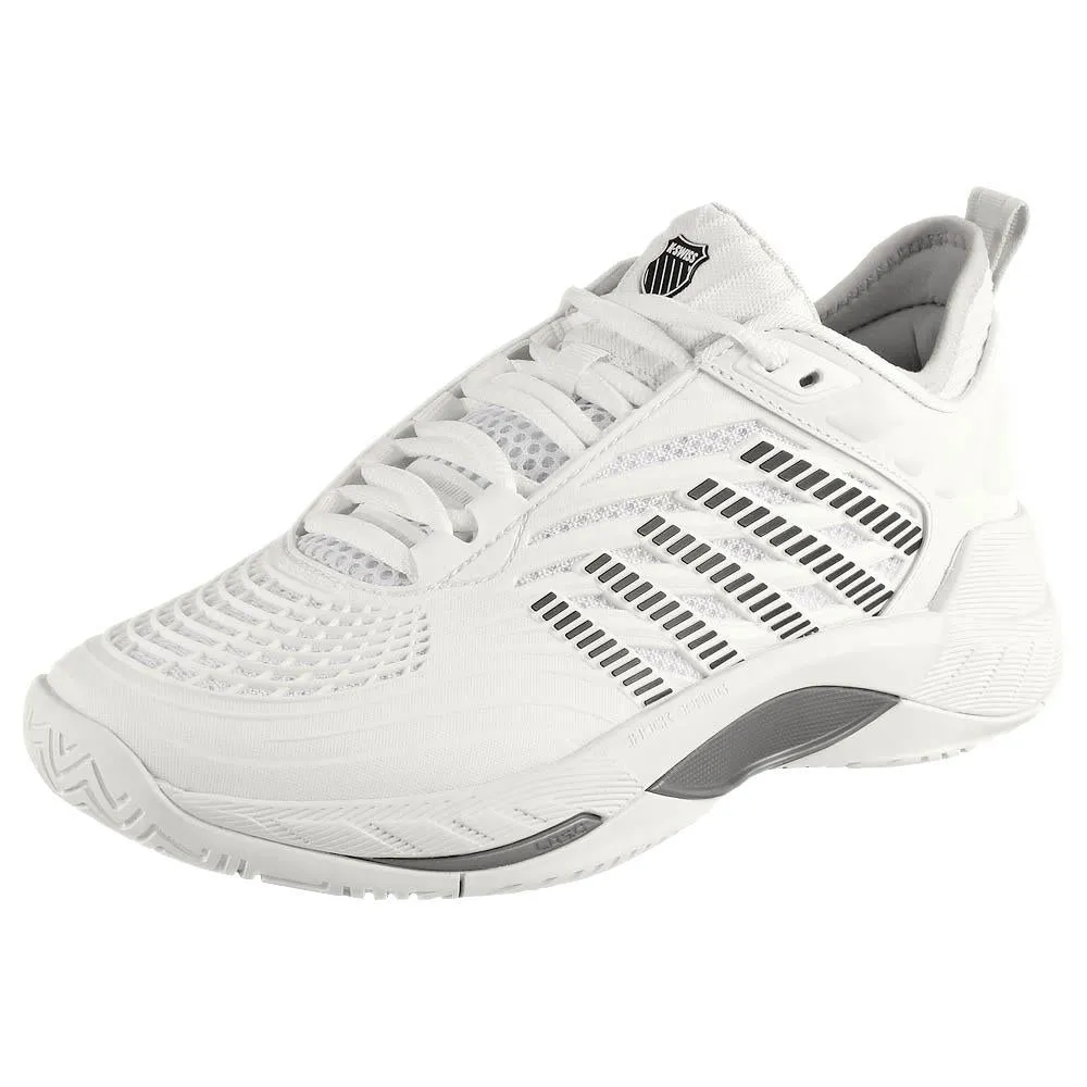 K-Swiss Women's Hypercourt Supreme 2 - White/Black Stylish Pick Flexible Fabric