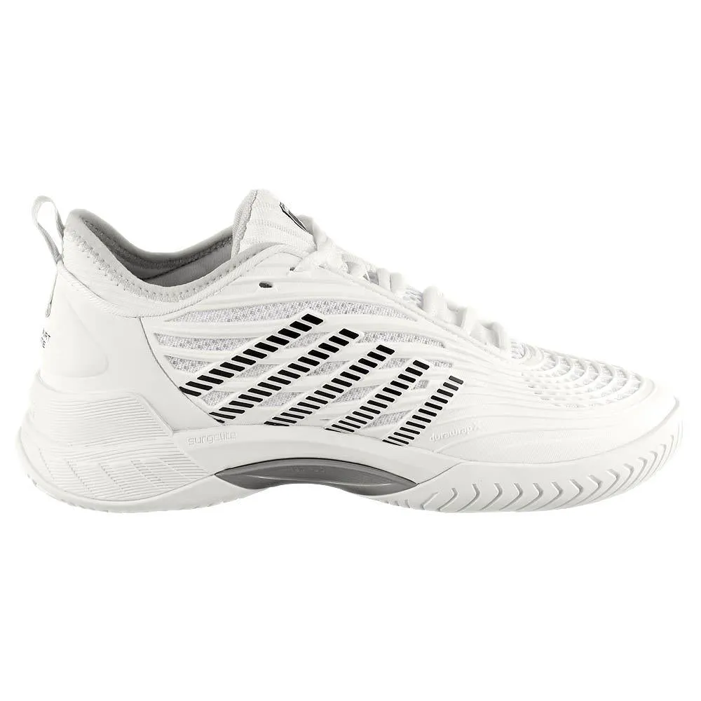 K-Swiss Women's Hypercourt Supreme 2 - White/Black Arch Fit Slim Style