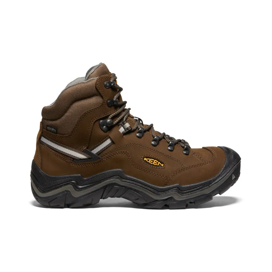 Secure Strap Men's Durand II Waterproof Boot Wide  |  Cascade Brown/Gargoyle