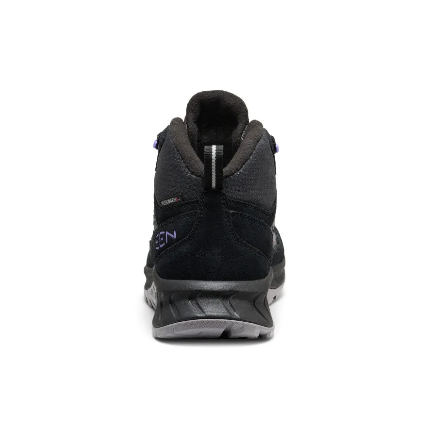 Women's Hightrail Polar Hiking Boot  |  Black/Aster Purple Snow Season Easy Clean