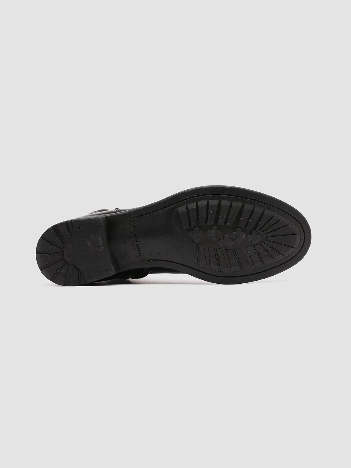 HIVE 036 - Black Leather Ankle Boots Neutral Footwear
