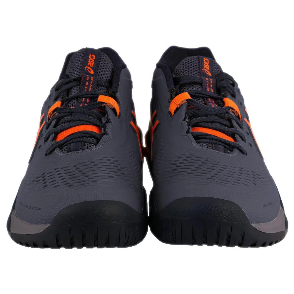 Asics Men's Gel-Resolution X - Greyish Purple/Nova Orange Walk Free