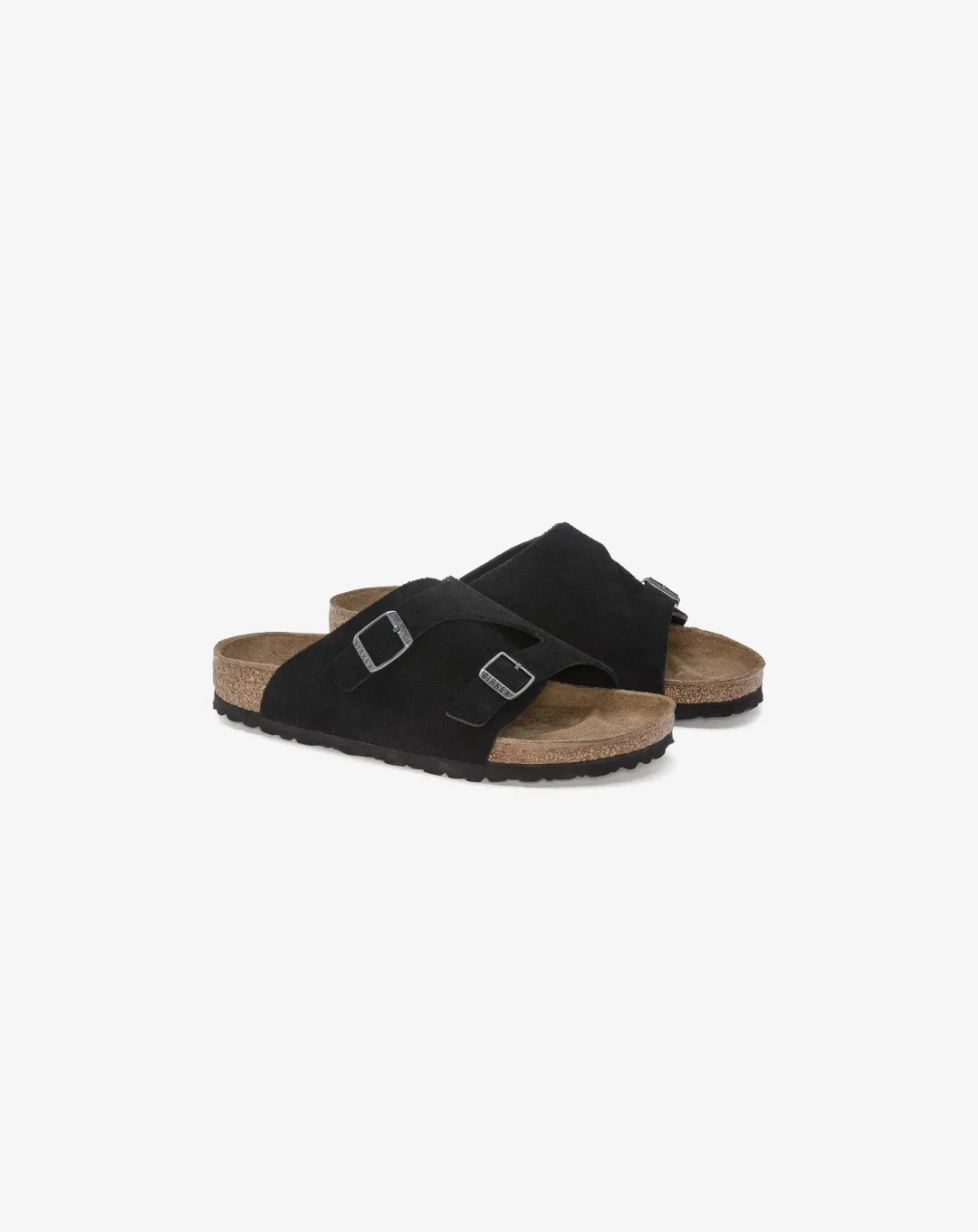 Value for Money Birkenstock Z??rich Suede Leather Sandal "Black"