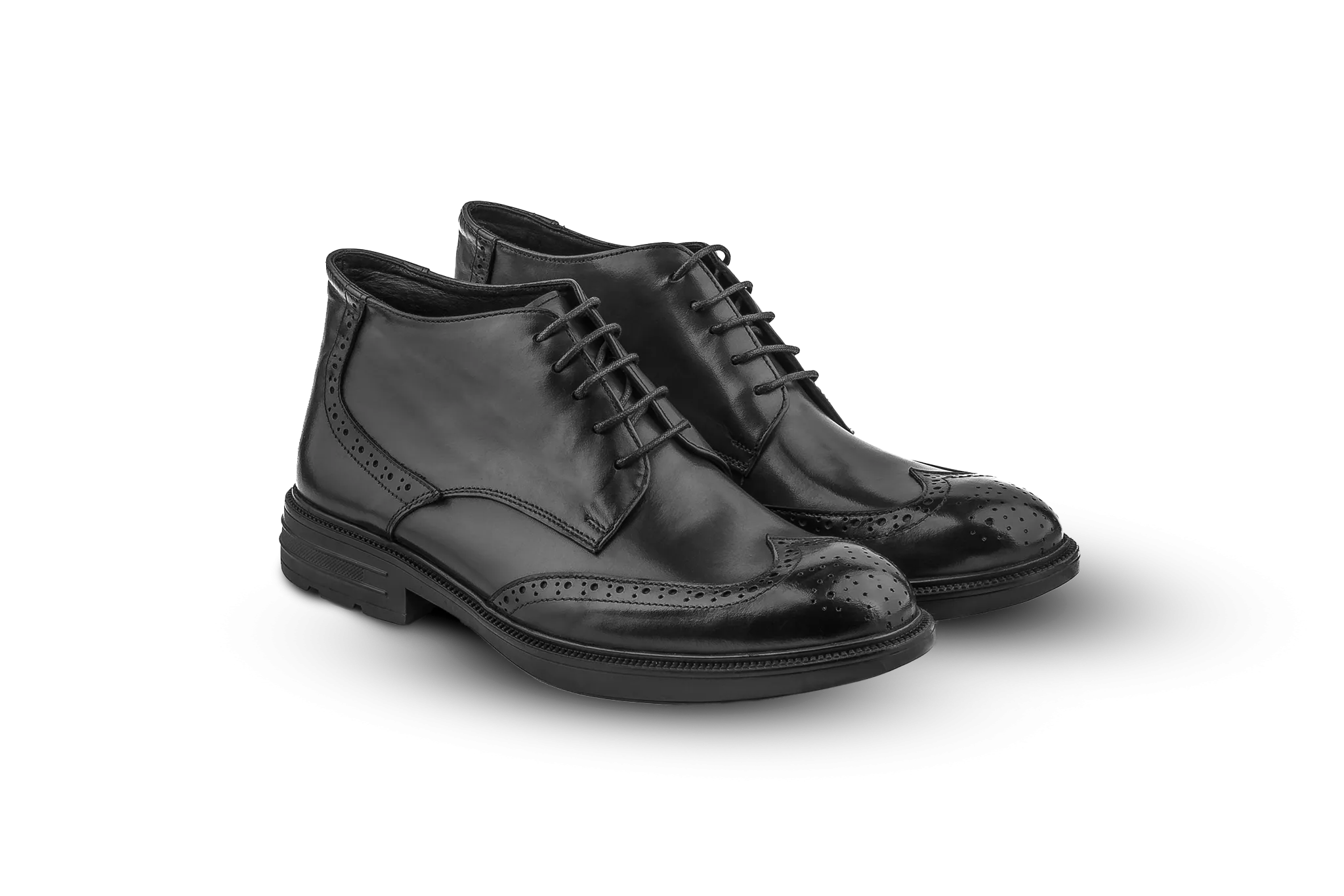 advanced runner running wear Derby English Boots - Leather