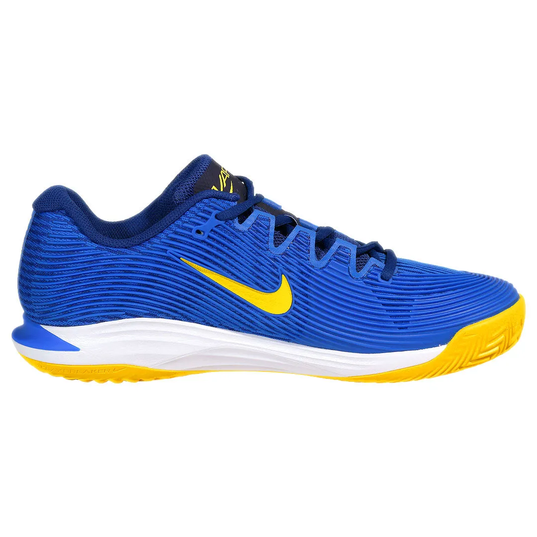 Nike Men's Air Zoom Vapor 12 - Clay - Racer Blue/Lightening Flexible Lining Wear resistant