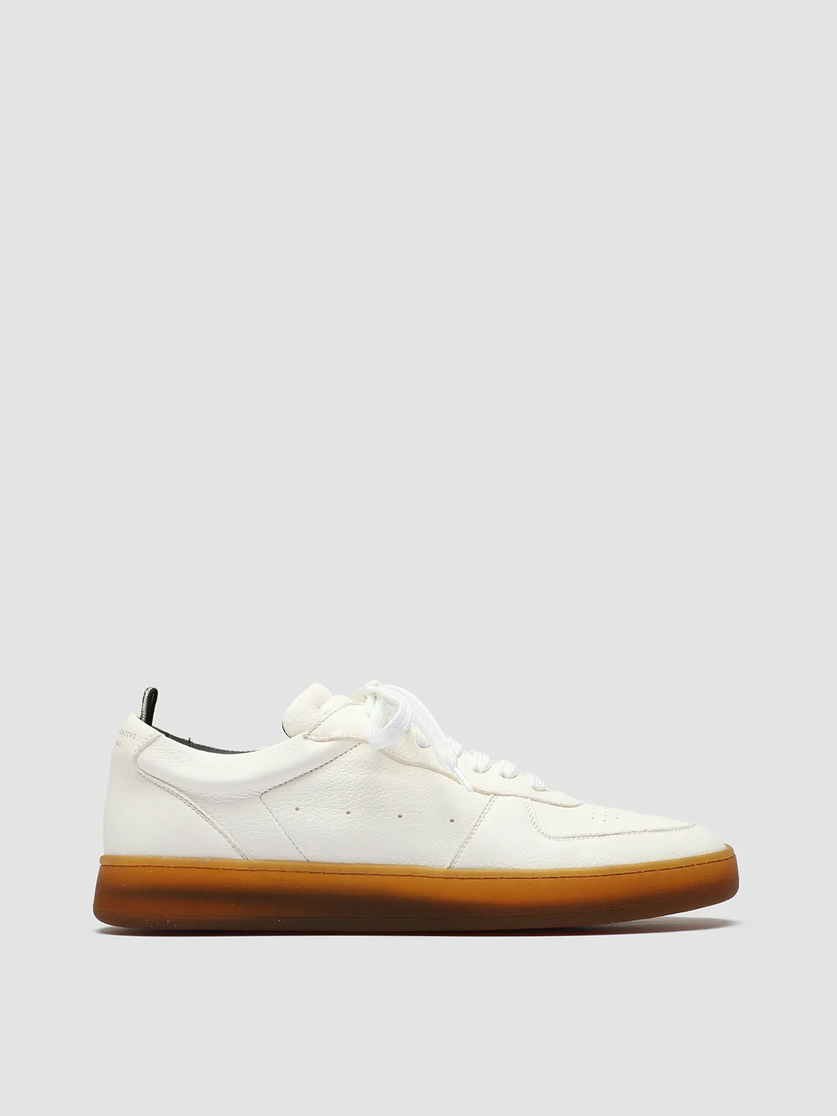 slip-resistant ASSET 001 - White Leather Sneakers