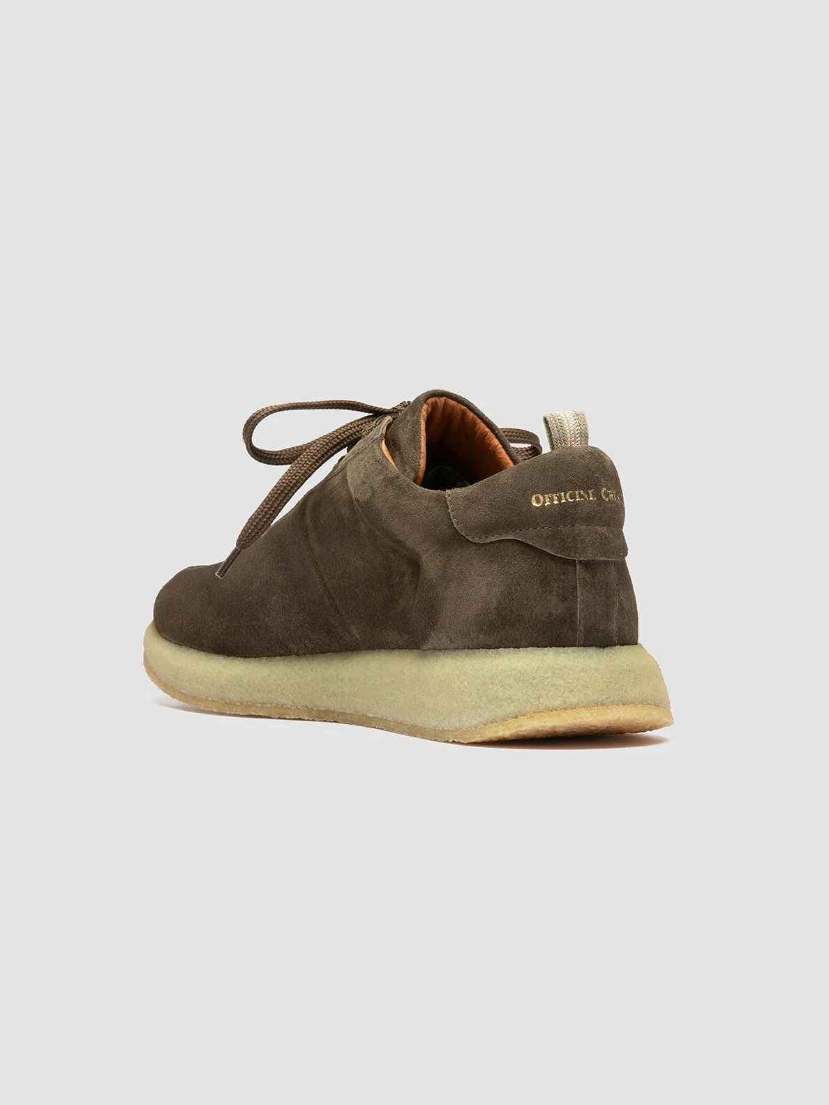 Built-in wear LEGEND 001 - Green Suede Sneakers
