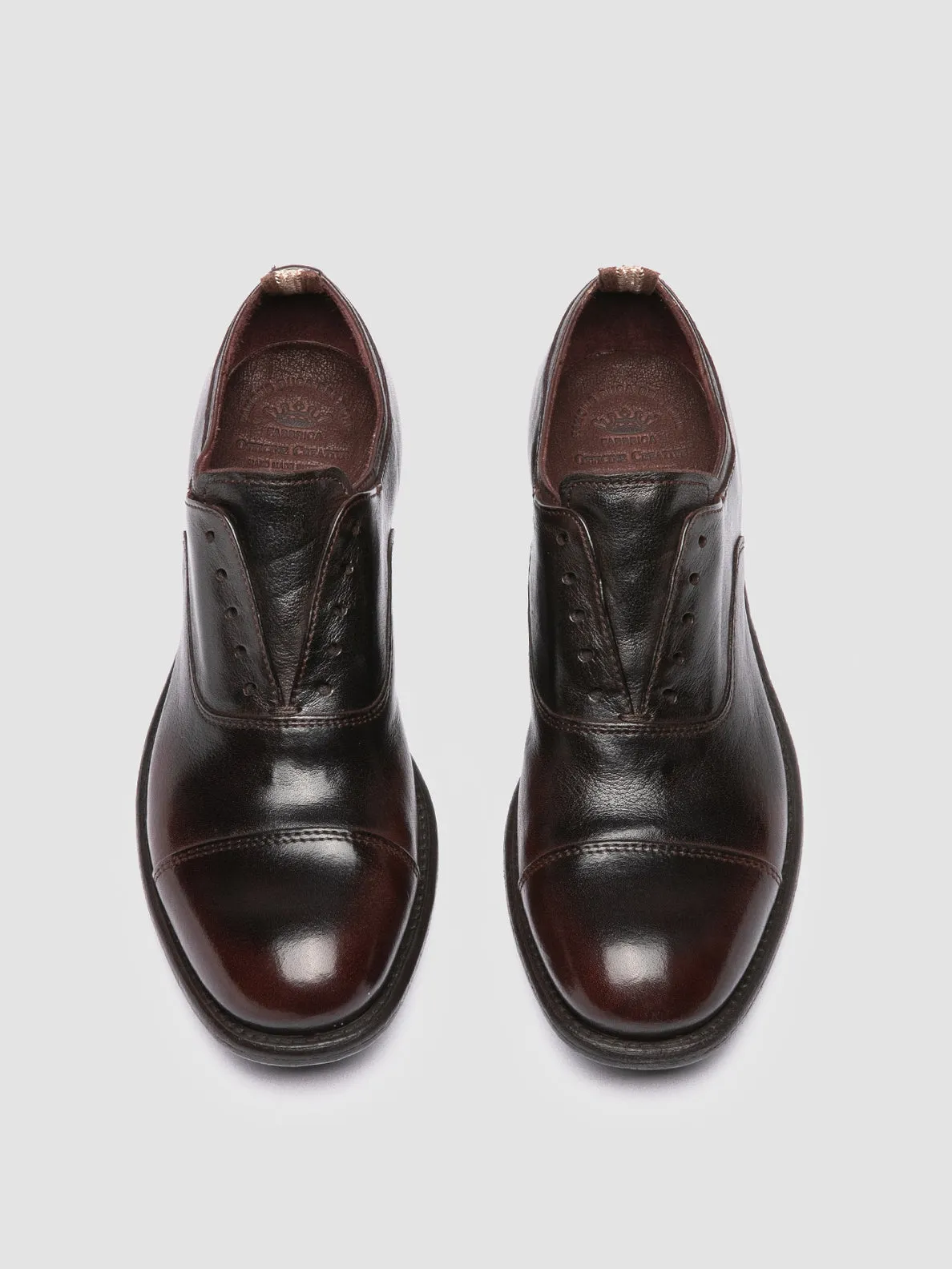 Pet Walk CALIXTE 003 - Brown Leather Oxford Shoes