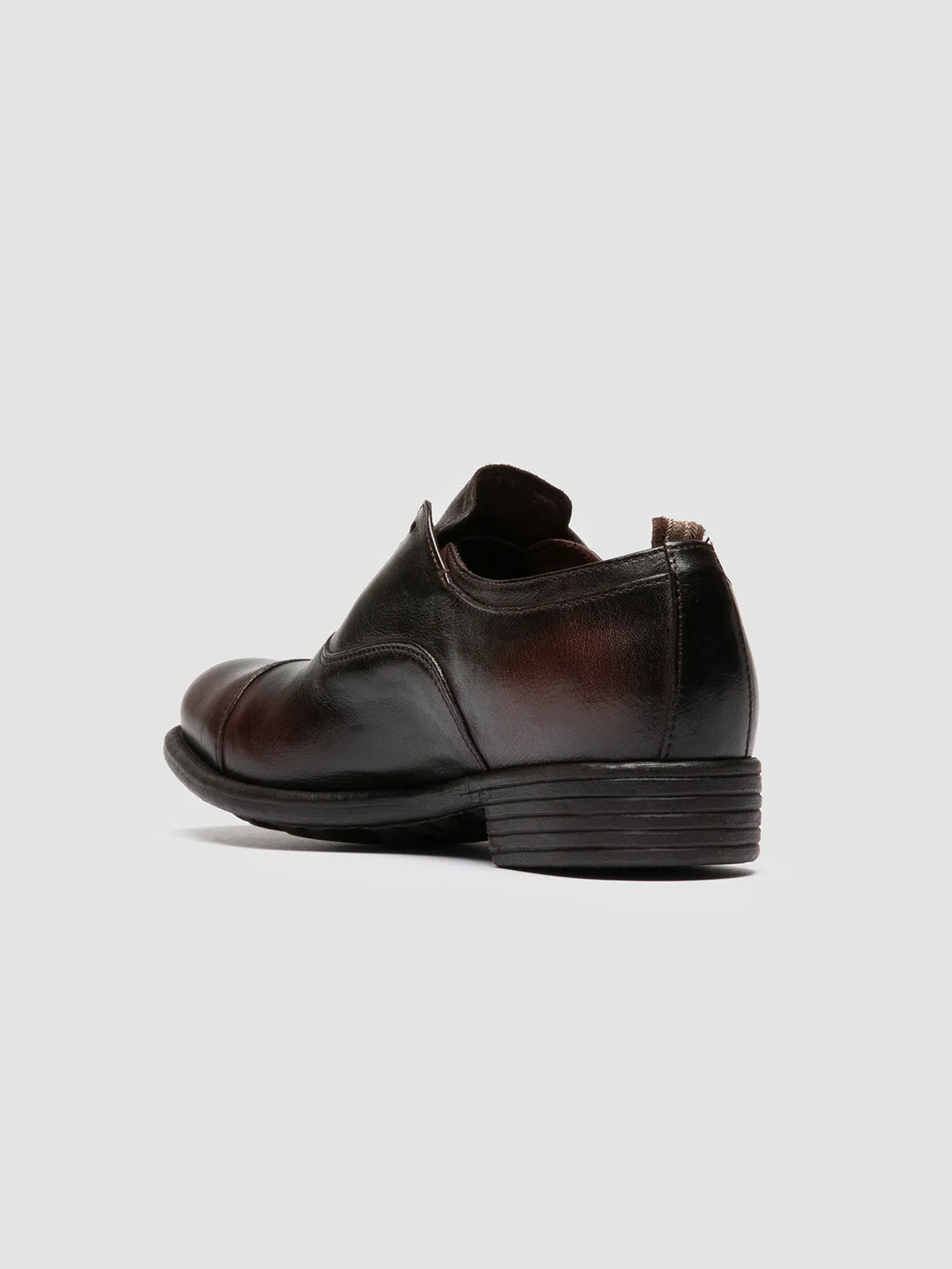 CALIXTE 003 - Brown Leather Oxford Shoes Ultra Pace Rain Jog