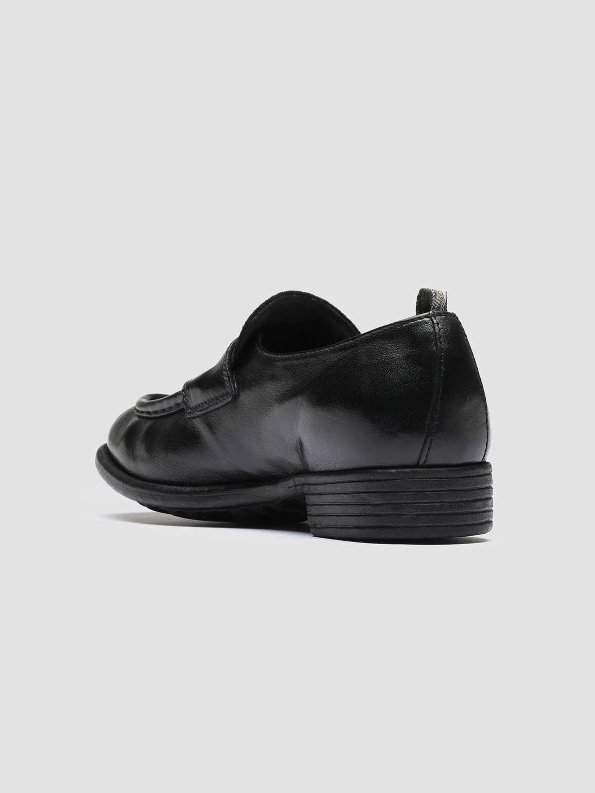 CALIXTE 020 - Black Leather Loafers Daily Errand