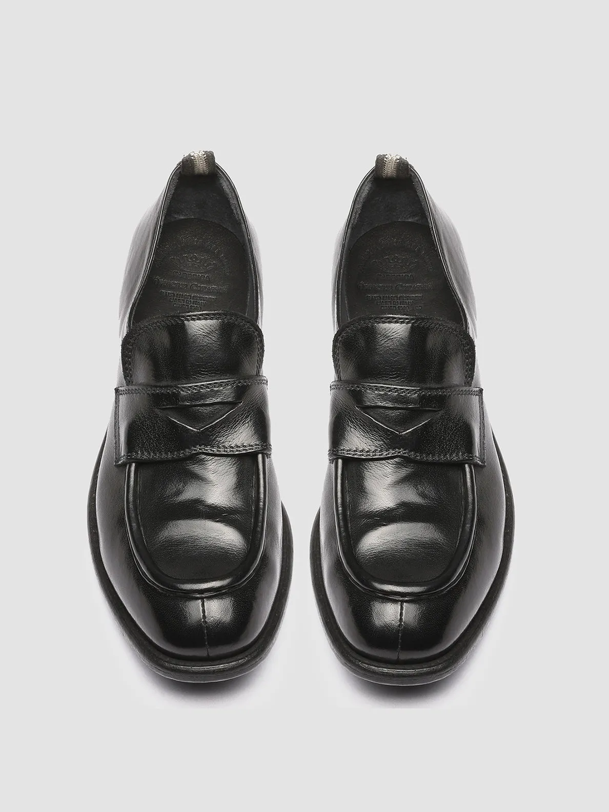 Timeless Comfort CALIXTE 020 - Black Leather Loafers