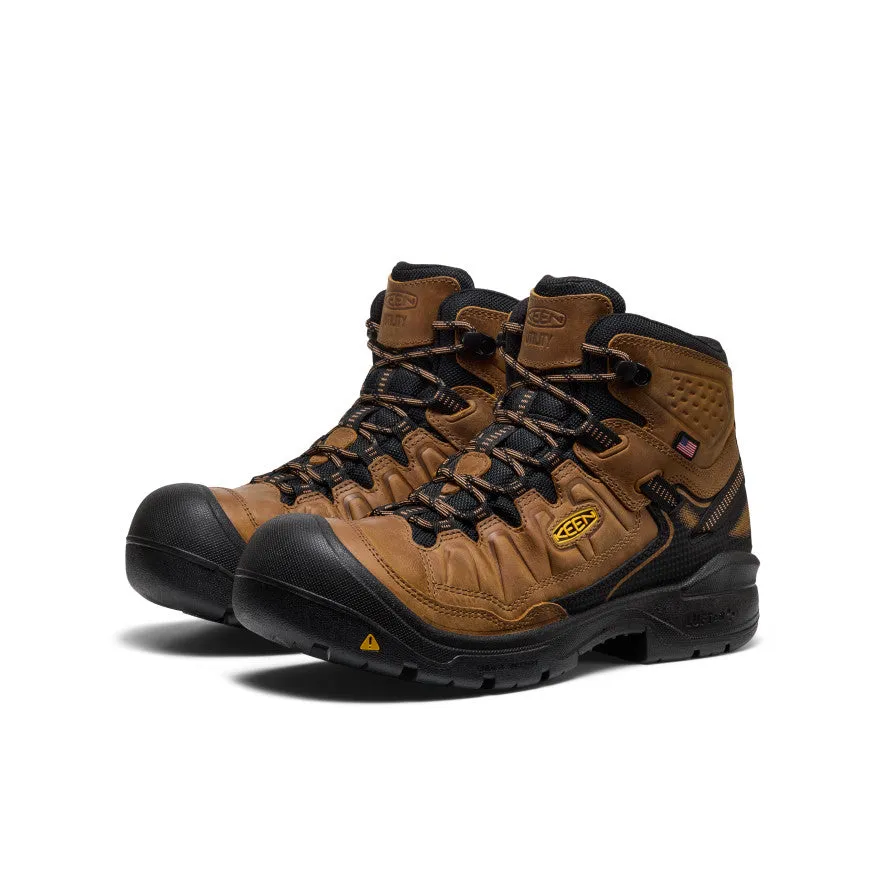 Men's Targhee IV Waterproof Work Boot (Soft Toe)  |  Belgian/Black Breathable Uppers Classic Line