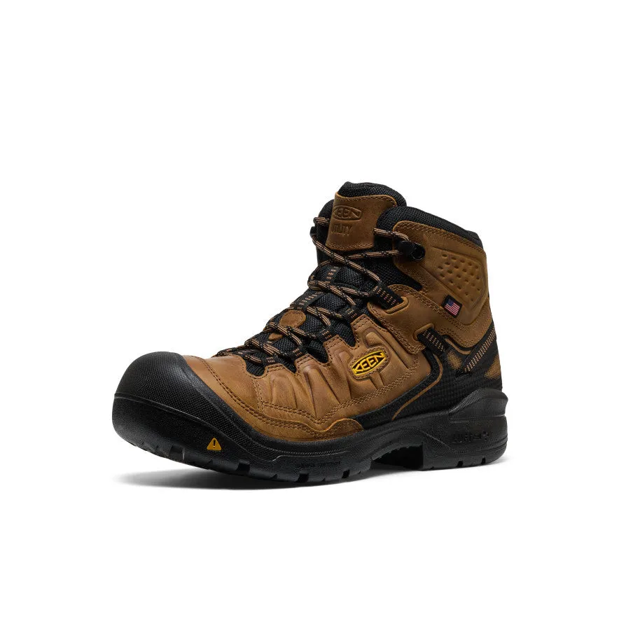 Men's Targhee IV Waterproof Work Boot (Soft Toe)  |  Belgian/Black Functional Style Durable Sole