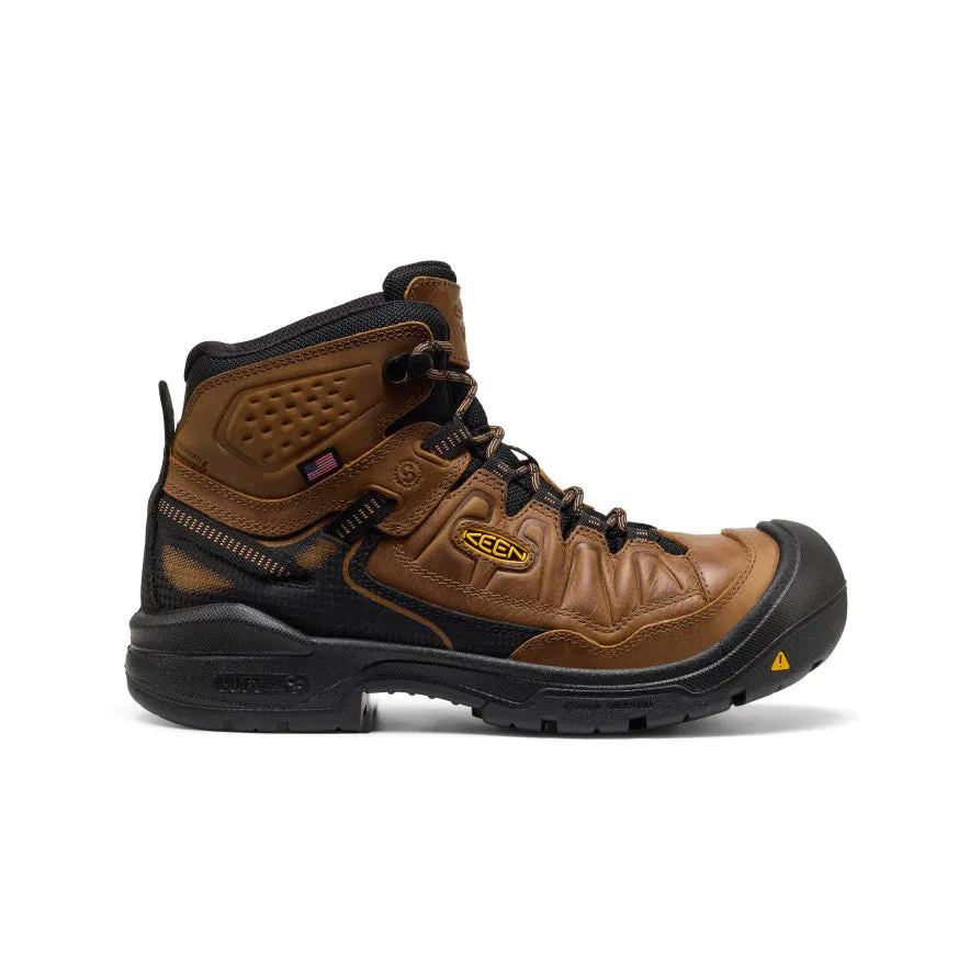 Work Wear Men's Targhee IV Waterproof Work Boot (Soft Toe)  |  Belgian/Black