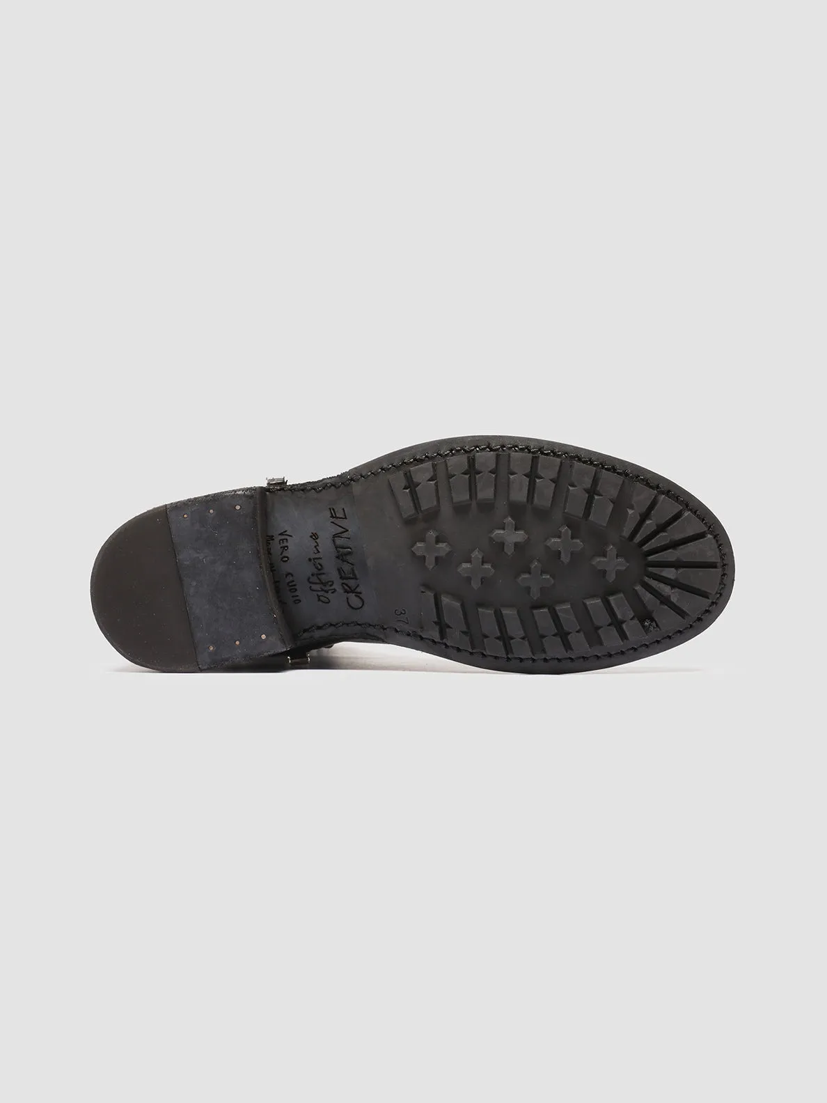 LEGRAND 227 - Black Leather Chelsea Boots Indoor Step