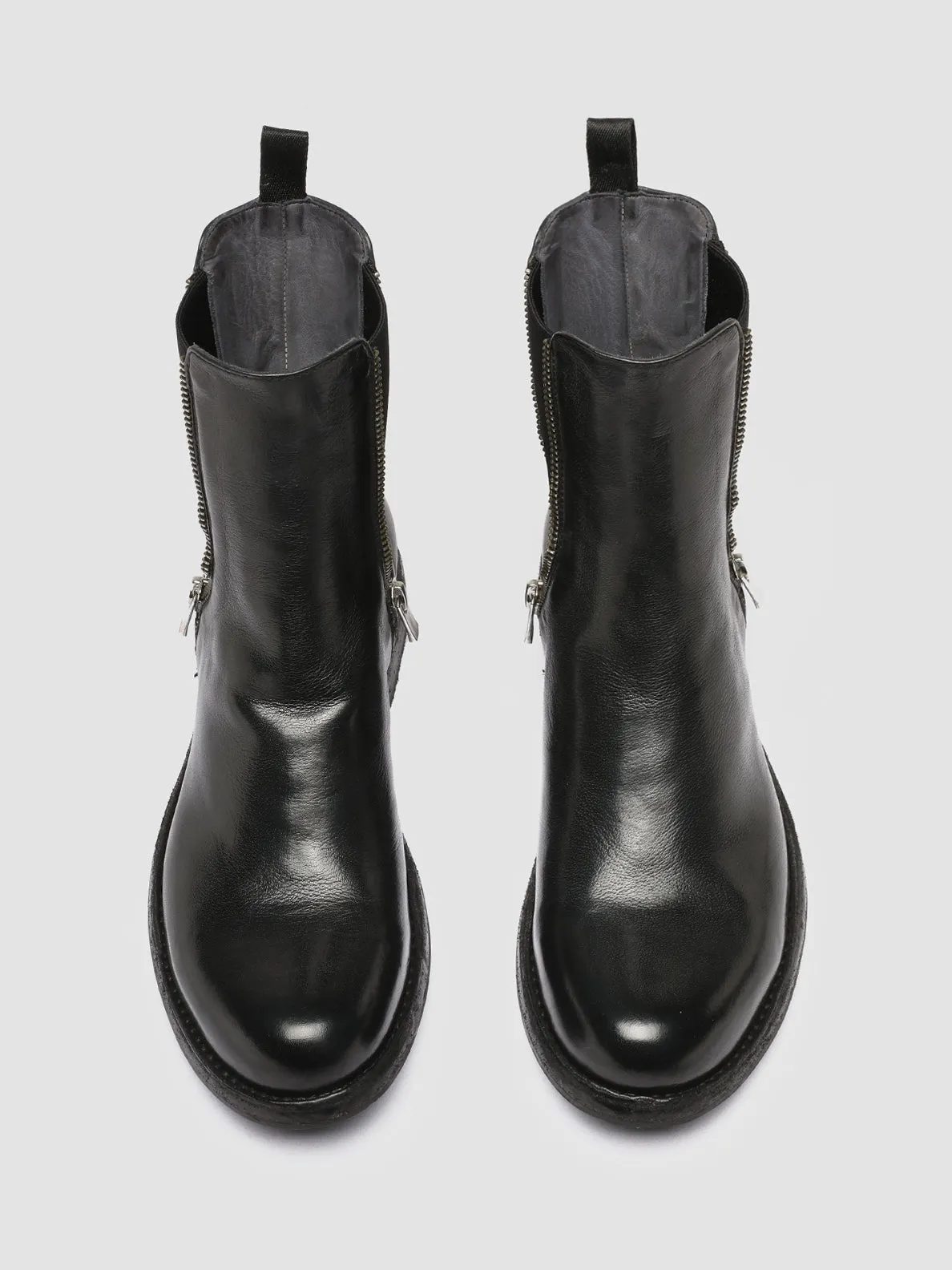 Dawn Step LEGRAND 227 - Black Leather Chelsea Boots