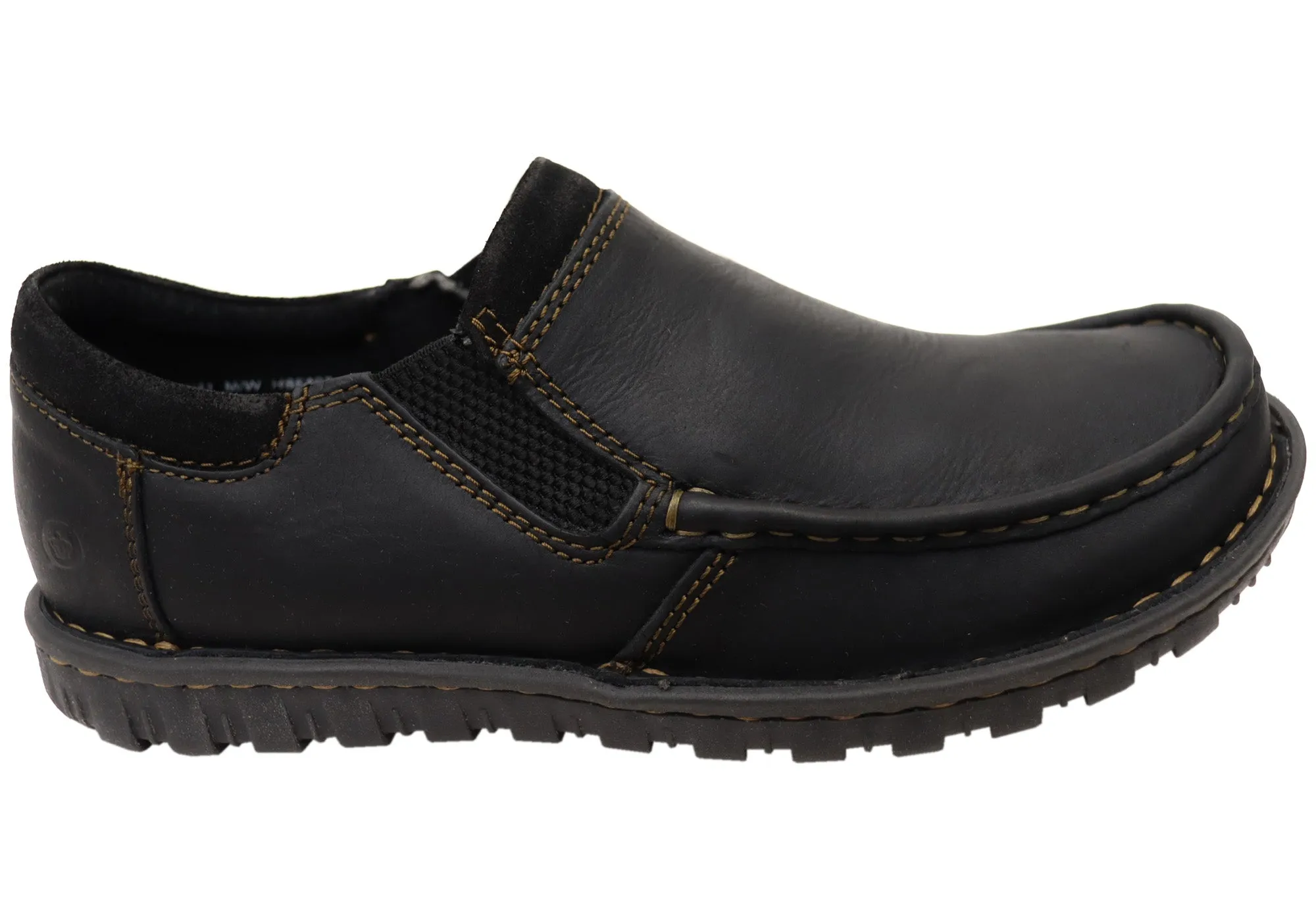 Born Mens Gudmund Leather Comfortable Slip On Shoes Ultimate Wear Minimalist