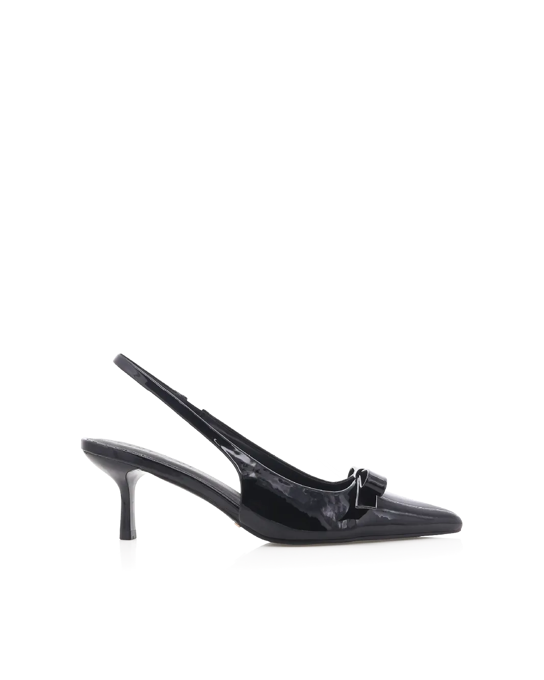 Elegant Stiletto Shoes Molded Footbed GLENNA - BLACK PATENT