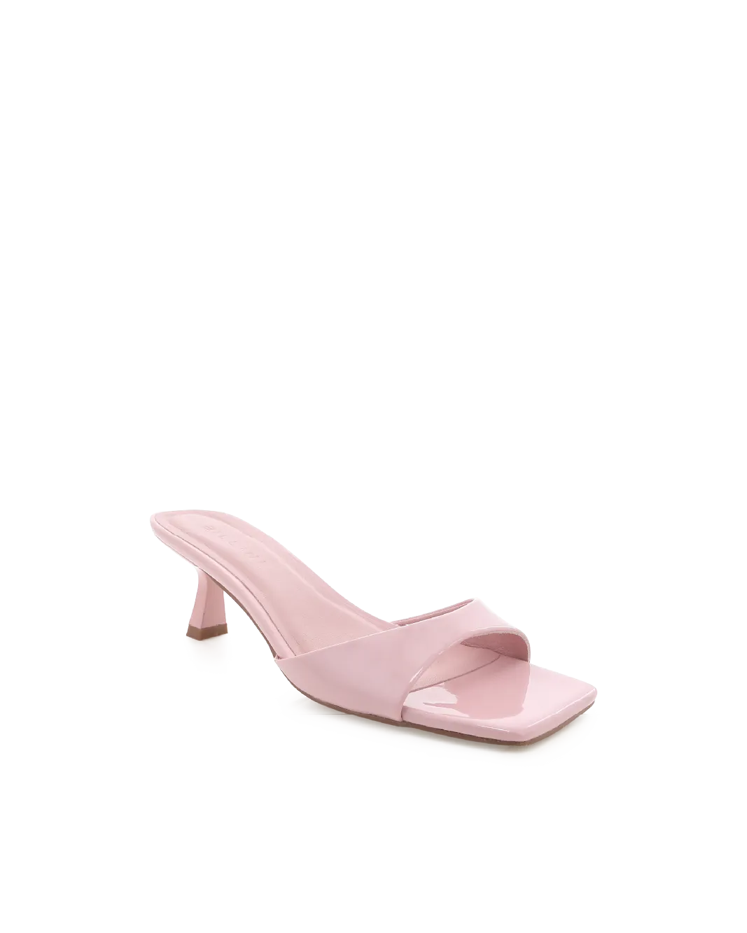 MEADOW - BALLET PINK PATENT Metallic Heels Anti blister