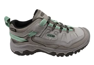 Keen Womens Comfortable Targhee IV Waterproof Hiking Shoes White Clean