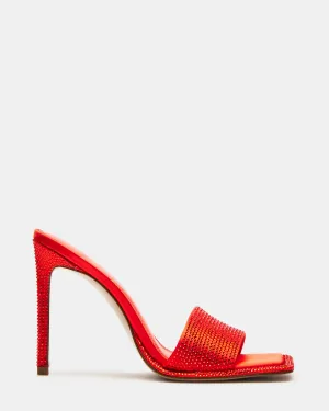 YARA ORANGE Ankle Strap Heels