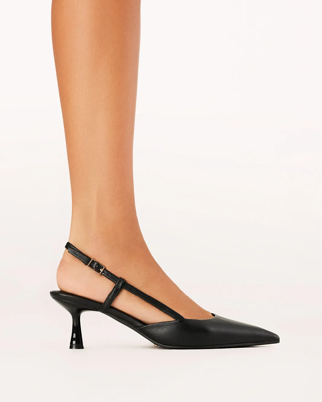 KYRIE - BLACK Outdoor Wedding Heels