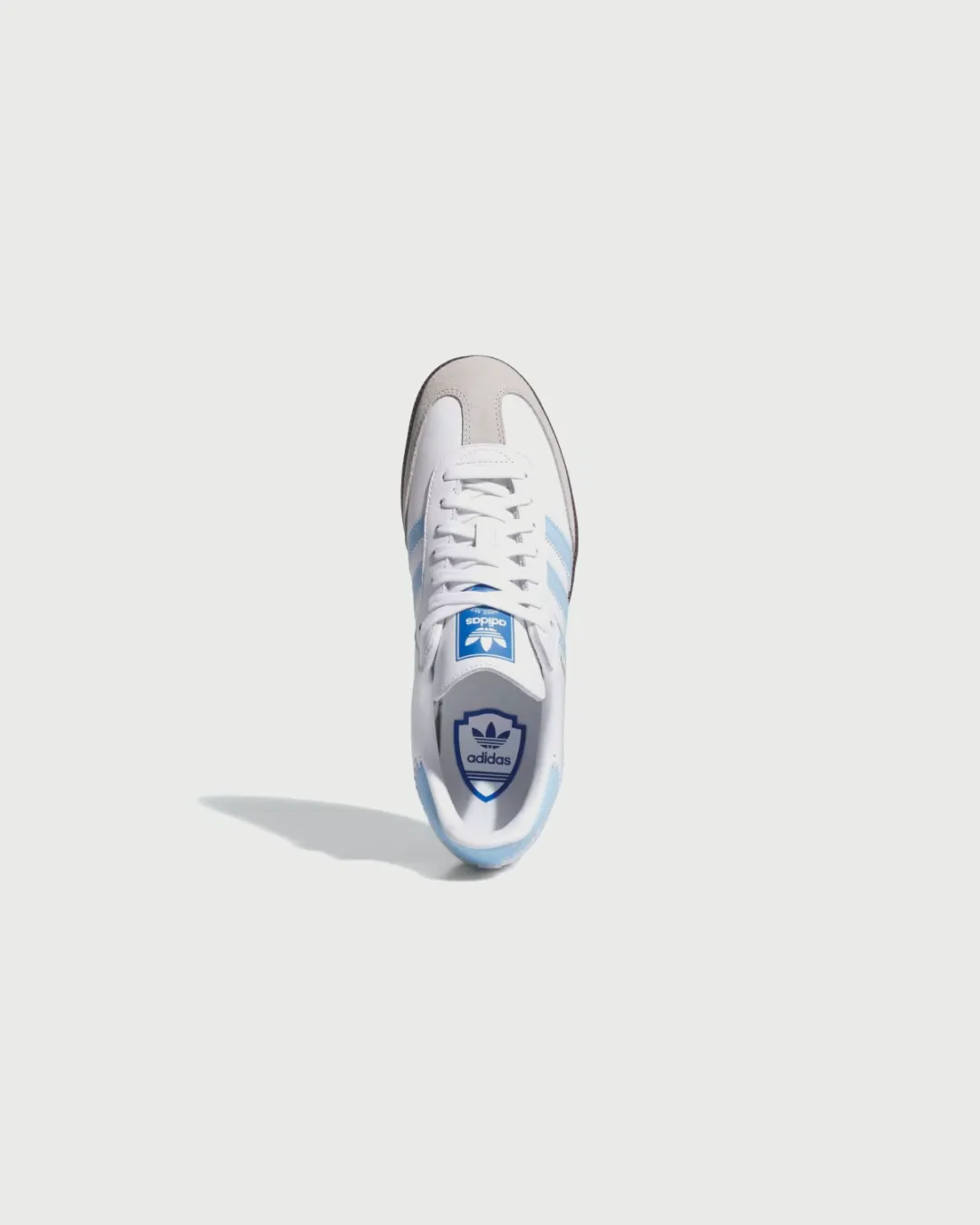 Adidas OG SAMBA Cloud White Sky Blue Sneakers Youth Fresh Cross Road