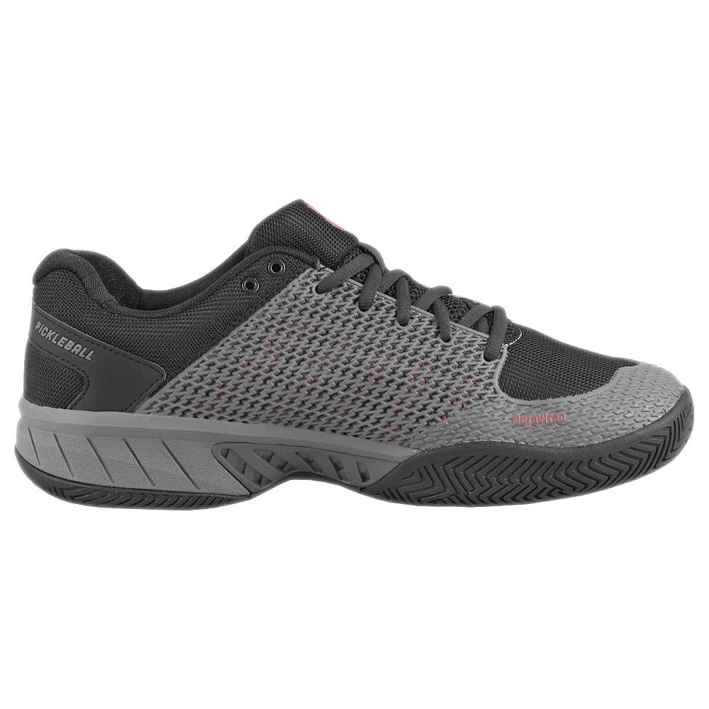 Glam shock absorption Multi-functional materials K-Swiss Men's Express Light Pickleball - Jet Black/Spicy Orange