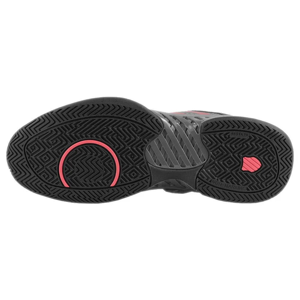 Training Run K-Swiss Men's Express Light Pickleball - Jet Black/Spicy Orange