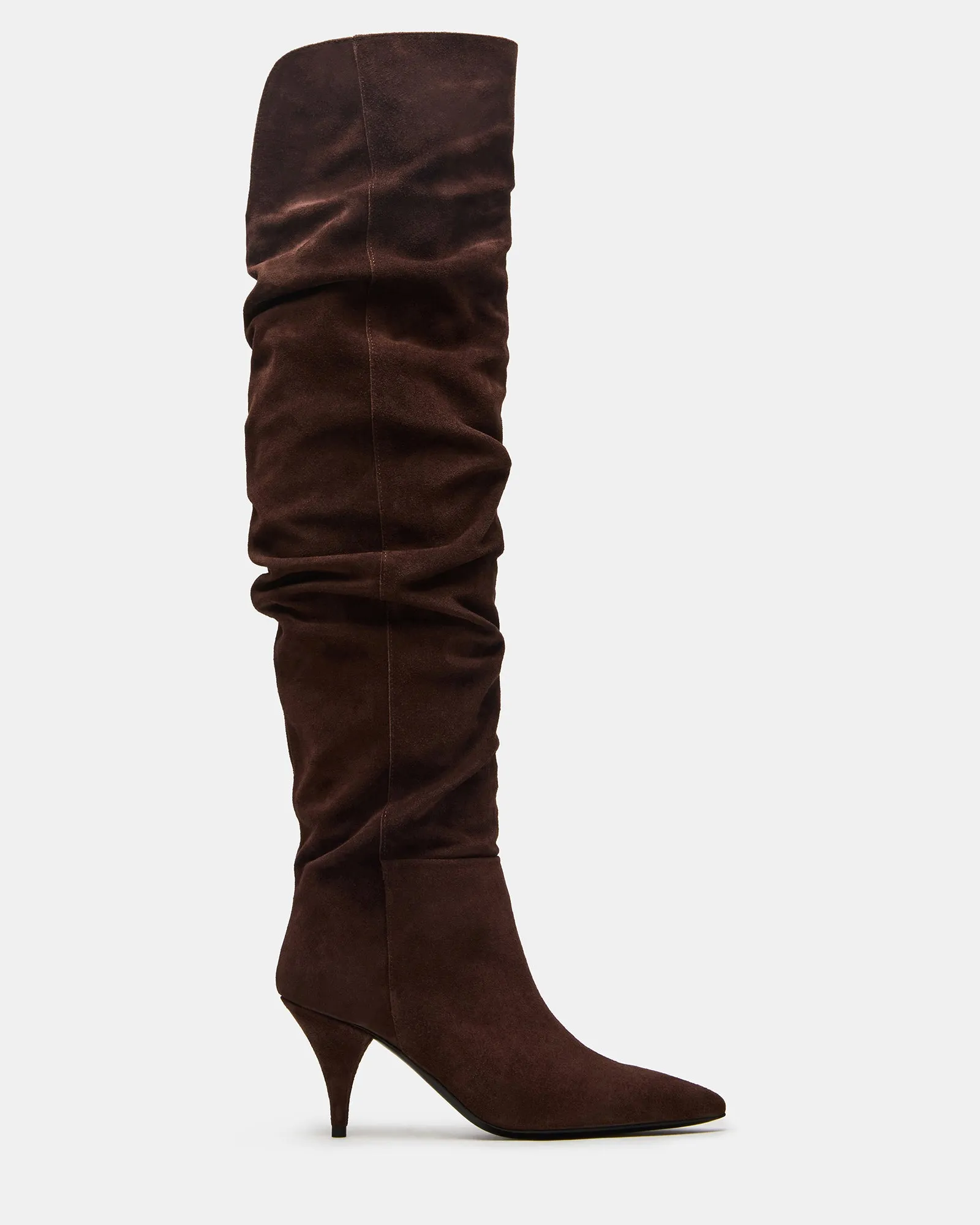 LINGER BROWN SUEDE Bold Design Anti-Slip Sole