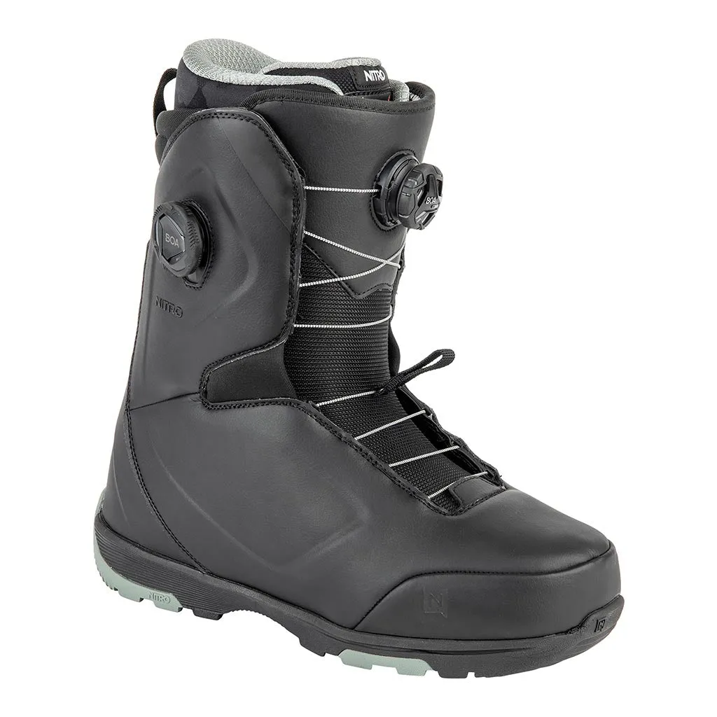 Outdoor Terrain Snow-Walking Nitro 2025 Club Boa Boots - Black