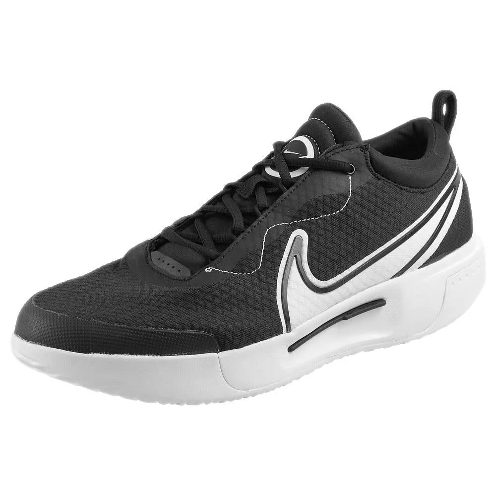 Nike Men's Court Zoom Pro - Black/White Flexible Sole