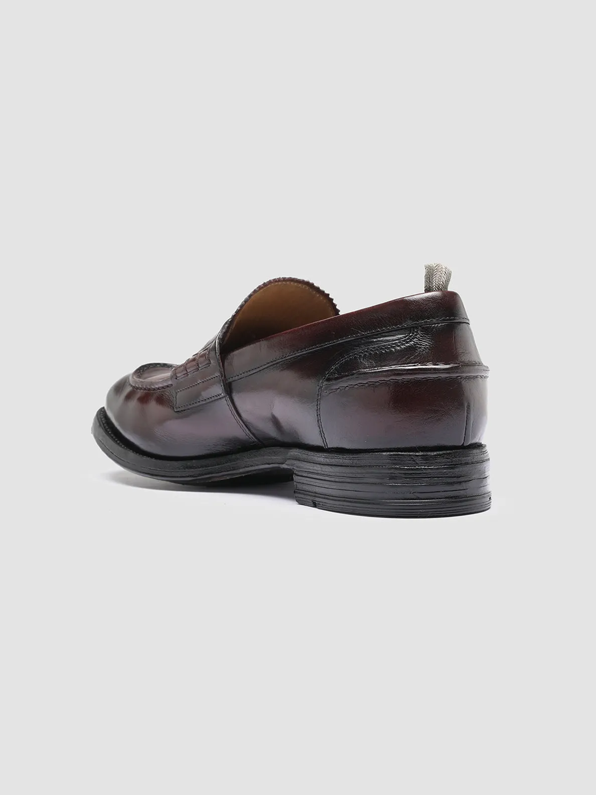 Trail Walk Street Vibe BALANCE 011 - Burgundy Leather Penny Loafers