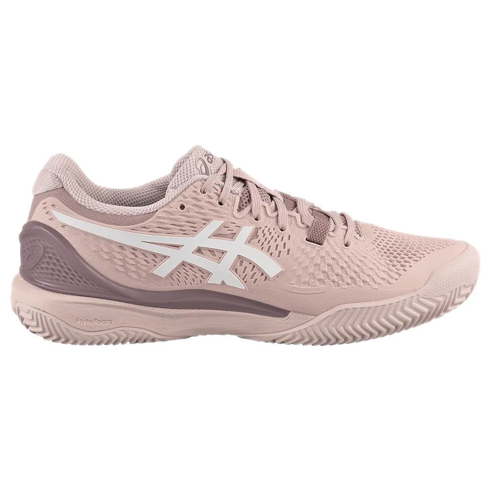 Asics Women's Gel-Resolution 9 - Clay - Watershed Rose/White Quick Access Elite Cushioning