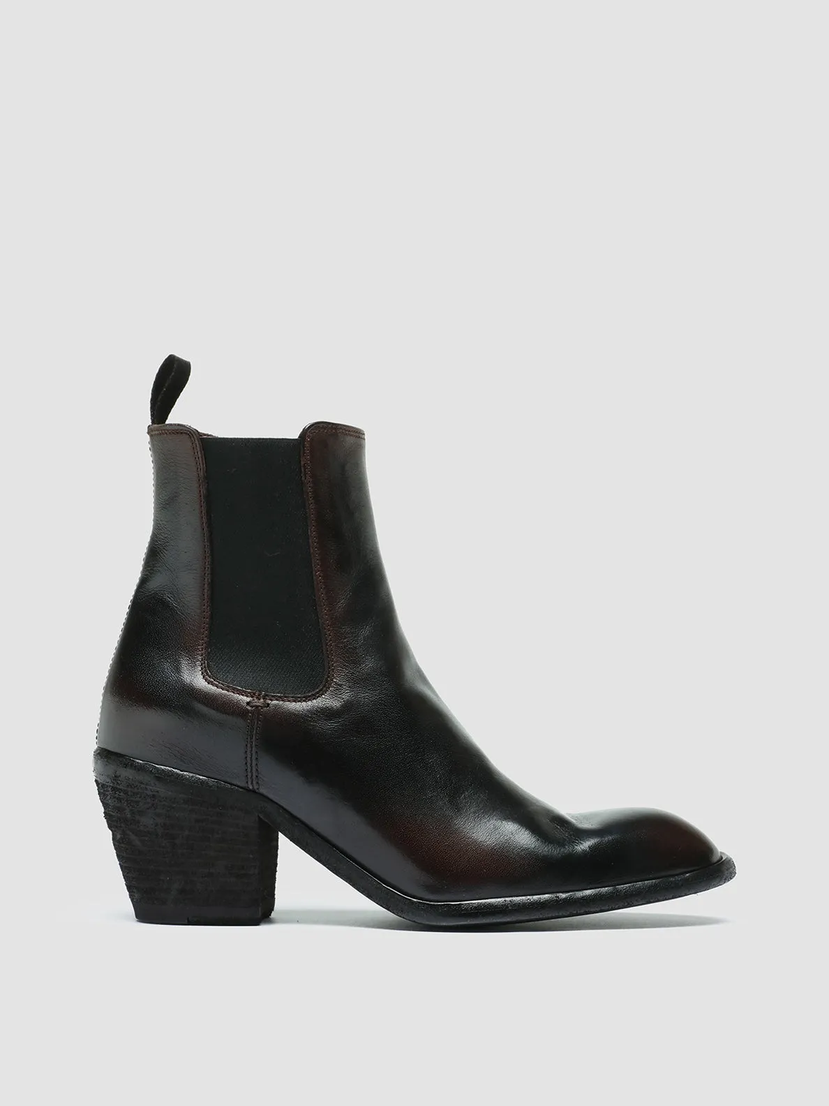 Canvas Upper Tree Run SYDNE 001 - Black Leather Chelsea Boots