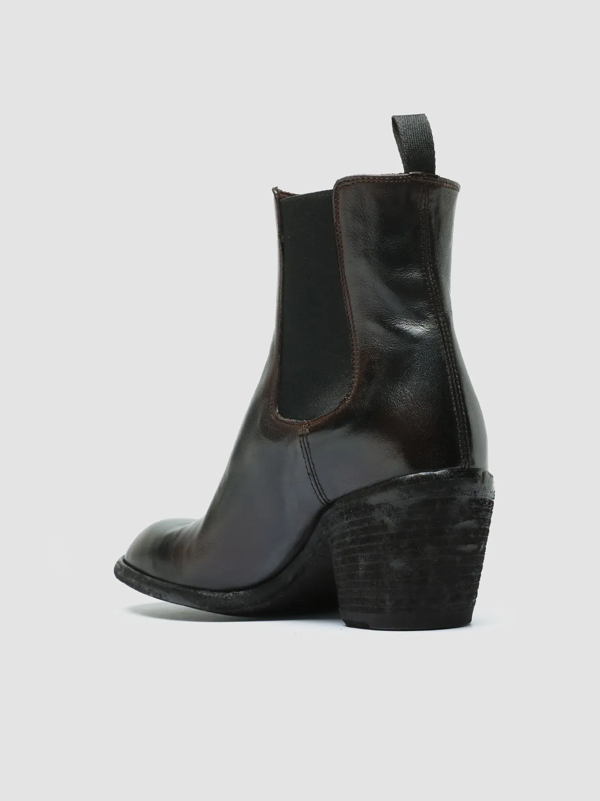 SYDNE 001 - Black Leather Chelsea Boots Vine Hike