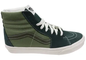 Dynamic Speed Vans Mens SK8 HI Tri Tone Green Hi Top Sneakers